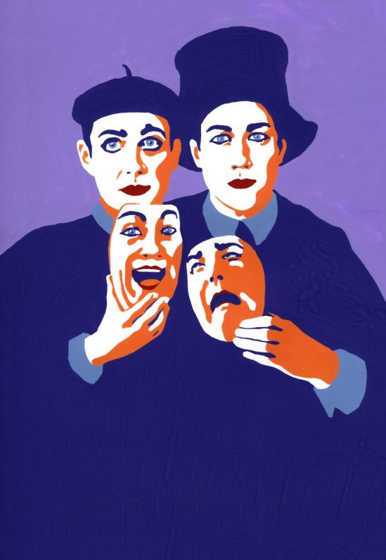 Grafik Bodecker &amp; Neander_MaskenBall_Grafik Vanessa Vérillon